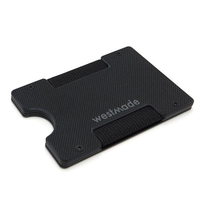 Arrow Wallet Textured Black G10 & Black Anodized Aluminum