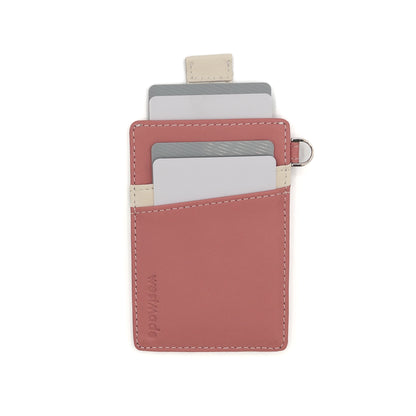 Westmade Mayfield Mini Minimalist Keychain Wallet Dusty Pink/Cream